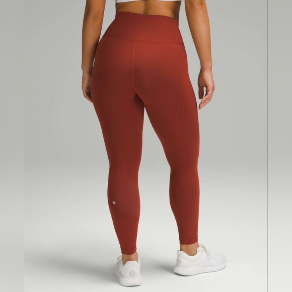 Lululemon Wunder Train Contour Fit High-Rise Tight 25"Terra Orange